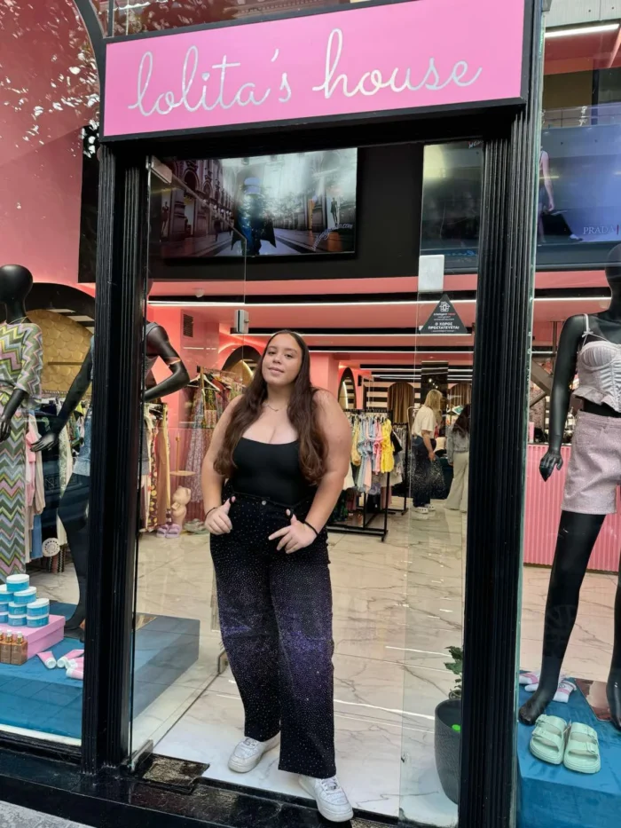 Plus Size Black Strass Jean - Image 2