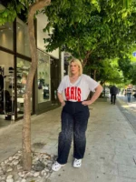 Plus Size Dark Blue Jean - Image 3