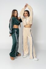 velvet green lines set - Image 5