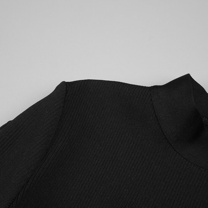 Zelina Black cut out Dress - Image 6