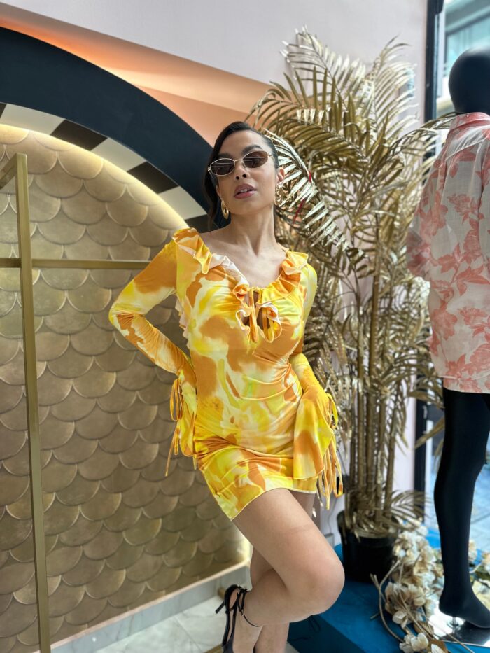 Hawai yellow dress - Image 3