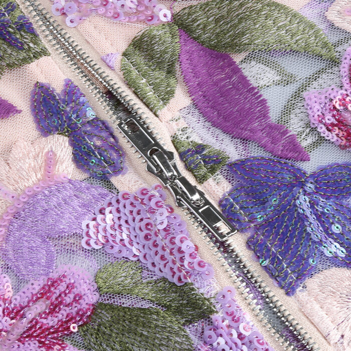 Flower Fiorencia Printed purple dress - Image 8