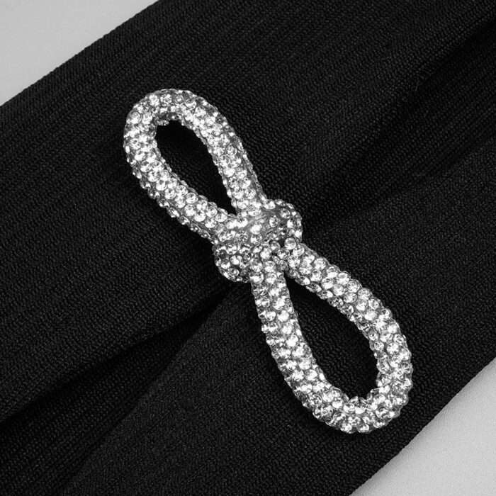 Zelina Black cut out Dress - Image 5