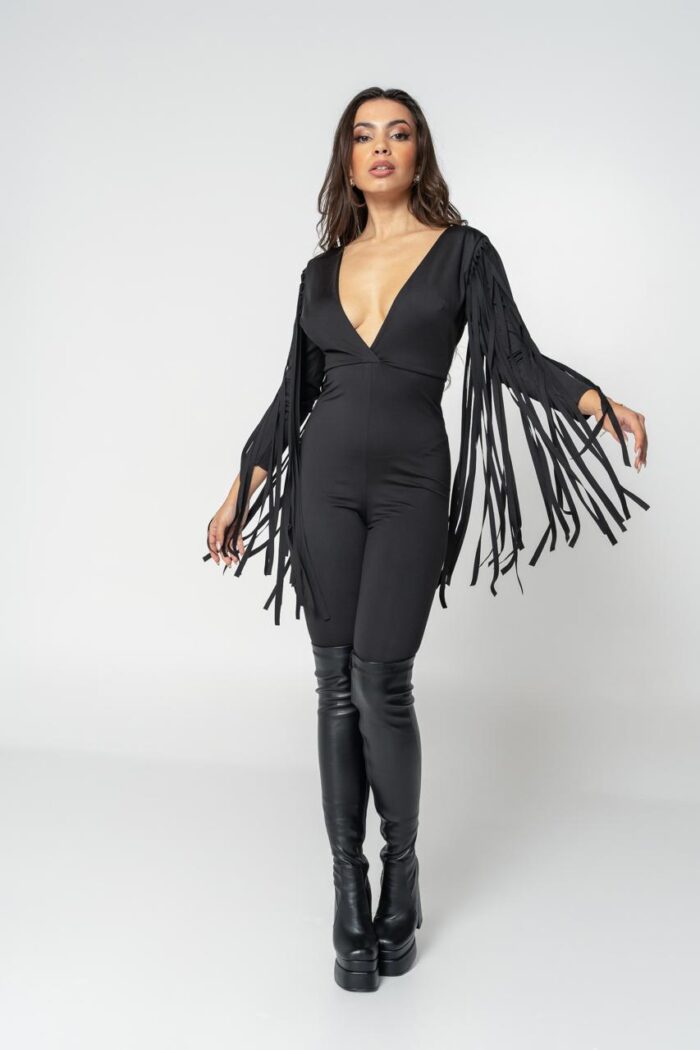 bangs black jumpsuit - Image 5
