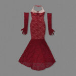 Opera handmade red maxi dress - Image 11