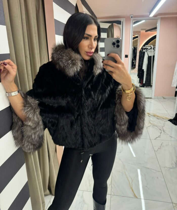 black mousy γούνα - Image 3