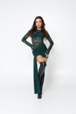 deep green dress - Image 3