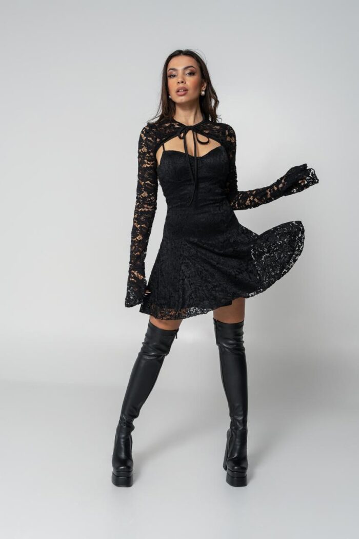 mini lace dress - Image 3