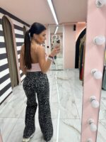 Leopard grey Jean - Image 2