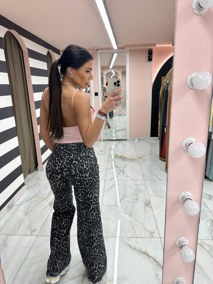 Leopard grey Jean - Image 2