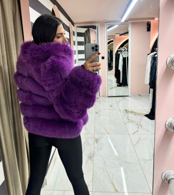 grape γούνα χωρίς κουκούλα - Image 2