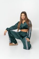 velvet green lines set - Image 2