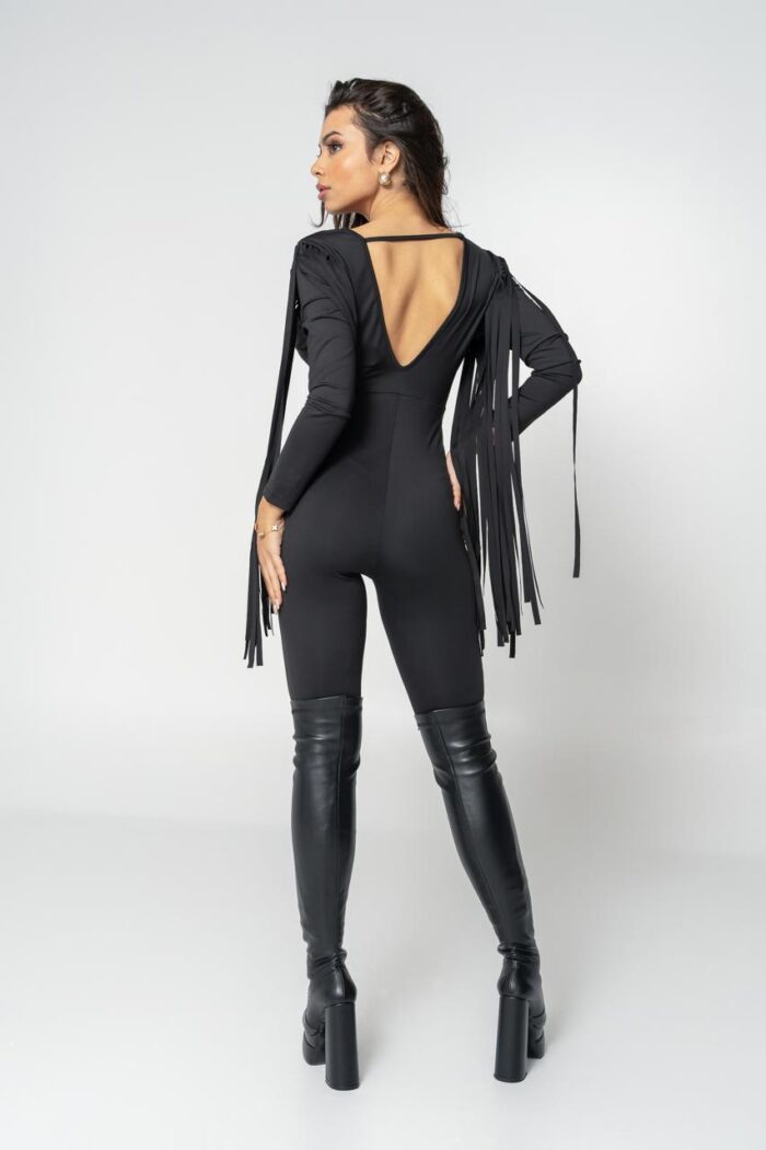 bangs black jumpsuit - Image 3