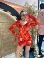 Hawai red dress - Image 4