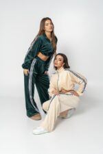 velvet green lines set