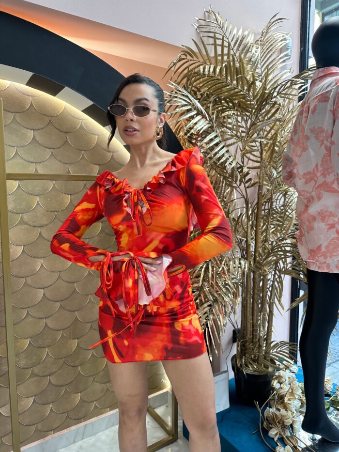 Hawai red dress - Image 3