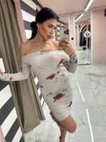 Flower white dress - Image 3