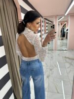 Lace bodysuit white - Image 2