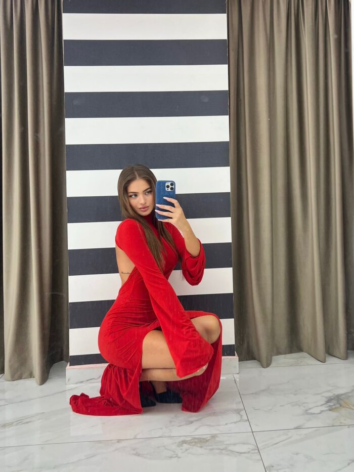 Red Katia dress - Image 3