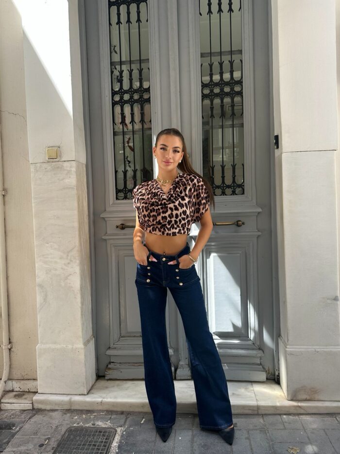 Dark Jean gold button - Image 2