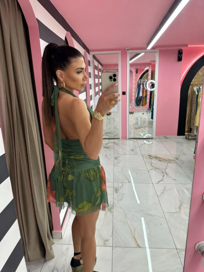 Jessica Green Dress - Image 2