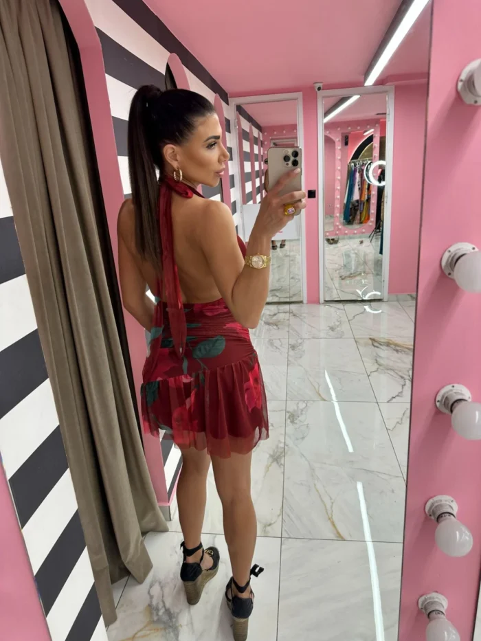 Jessica Red Dress - Image 2