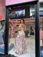 Gavrielle rose dress - Image 2