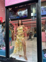 Gavrielle yellow dres