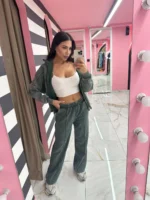 Leila xaki with long top