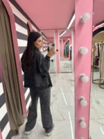 Leila black with long top - Image 2