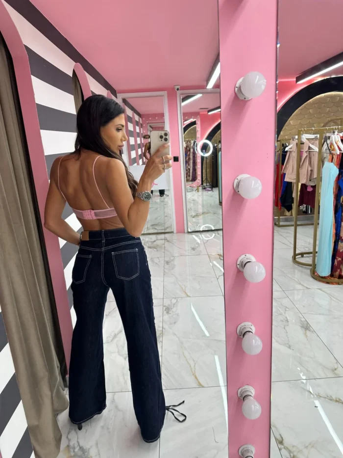 Dark Denim Lace-Up - Image 2