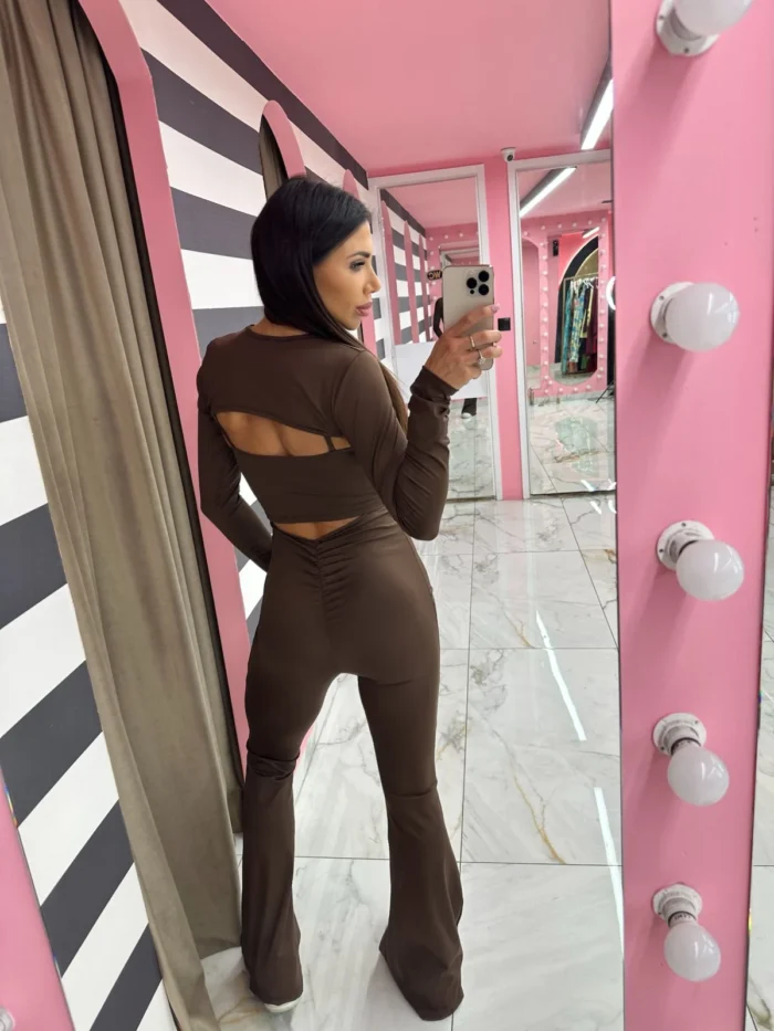 Choco Cut–Out Jumpsuit - Image 2