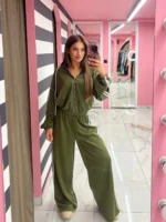 Sporty Army Green Set