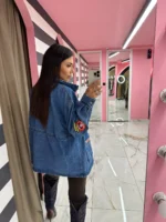 Rebel Patch Denim Jacket - Image 3