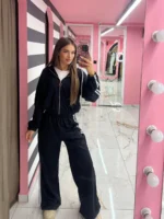 Sporty Black Stripes Set