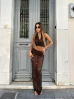 Sparkle Glam Set – Καφέ