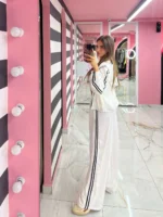 Sporty White Stripes Set - Image 2