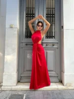 Divine Cut-Out Maxi – Κόκκινο