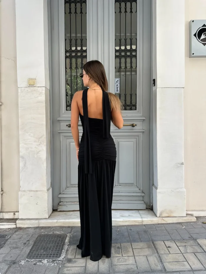 Chic Scarf Maxi – Μαύρο - Image 2