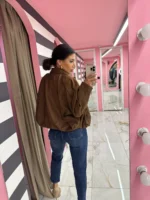 Cocoa Suede Jacket - Image 3