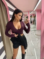 Black Chain Skirt - Image 2