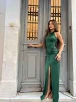 Emerald Allure Maxi Dress