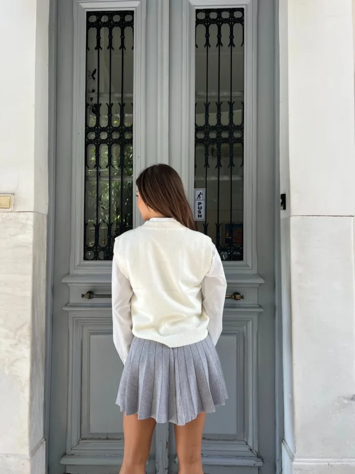 Λευκό Top – “Winter Pearl” - Image 2