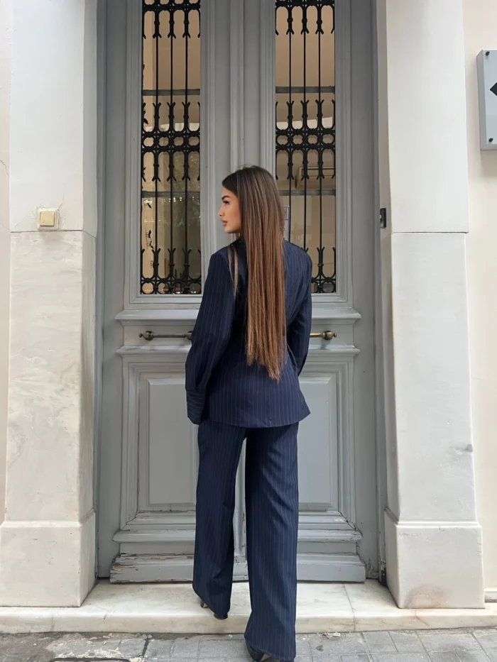 Midnight Pinstripe Suit - Image 2