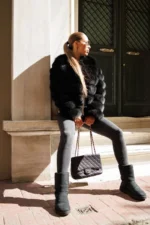 Midnight Queen Fox Fur Jacket