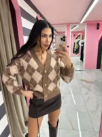 Argyle Soft Cardigan - Image 2