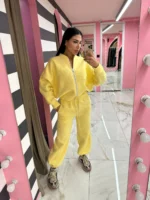 Cozy Zip Set – Κίτρινο - Image 3