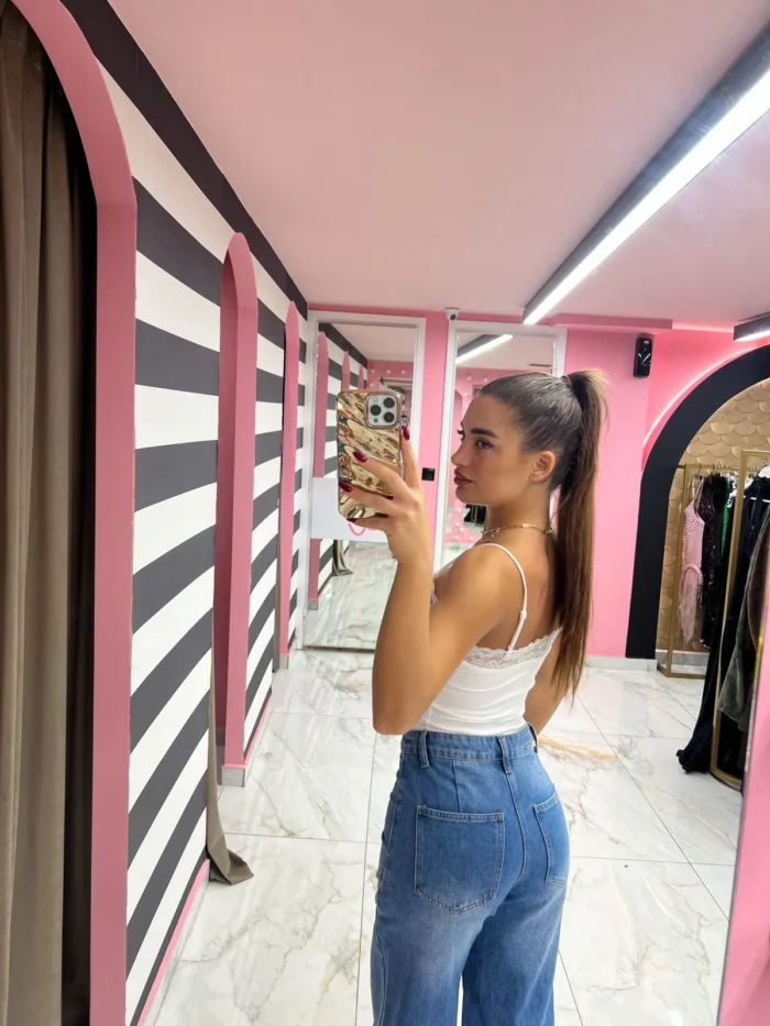 White Lace Dream Bodysuit - Image 2