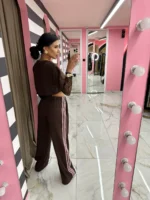 Choco Rose Track Pants - Image 3