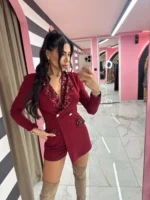 Red Velvet Spark Romper